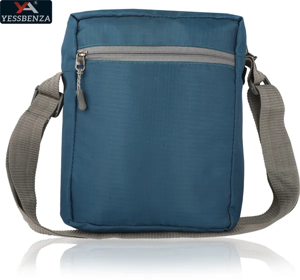 Emerald_Checkered_And_Textured_Casual,_Evening,_Formal,_Sports_Fabric_Polyester_Detachable_Strap_Sling_Bag