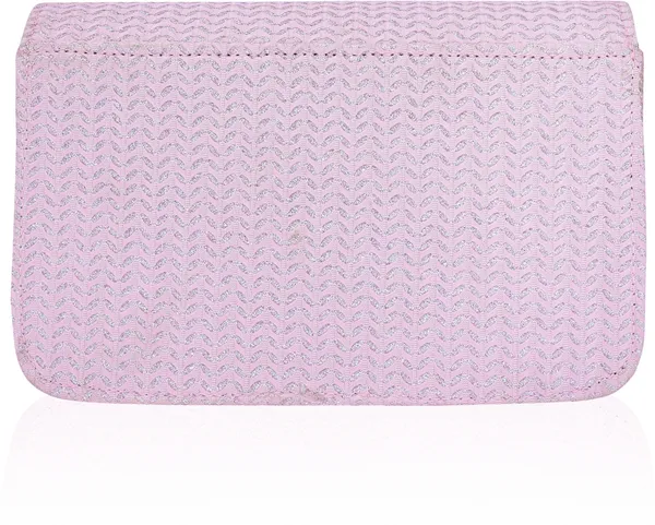 Pink_Casual_And_Evening/Party_Striped_Print_Synthetic_Leather_Sling_Bag