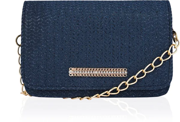 Navy_Synthetic_Leather_Casual_And_Evening/Party_Detachable_Strap_Sling_Bag