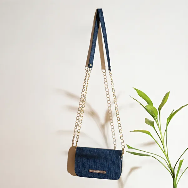 Navy_Synthetic_Leather_Casual_And_Evening/Party_Detachable_Strap_Sling_Bag