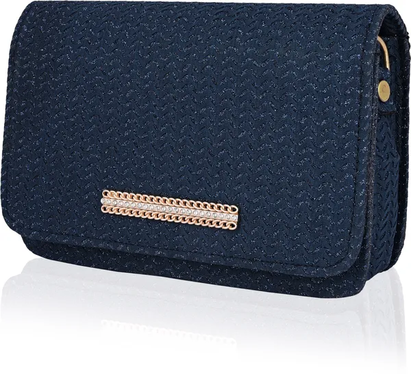 Navy_Synthetic_Leather_Casual_And_Evening/Party_Detachable_Strap_Sling_Bag