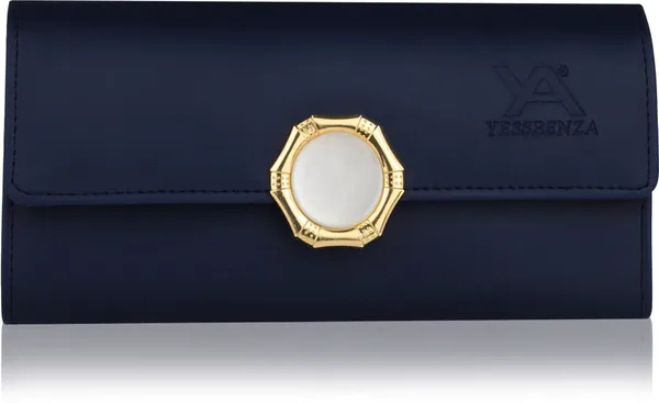 Blue_Quality_Twist_Lock_Clutch_Wallet_Casual_Artificial_Handcrafted_Leathers