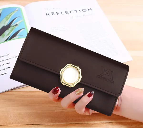 Brown_Envelop_Closure_Artifical_Handcrafted_Twist_Lock_Clutch_Wallet_Casual_Party