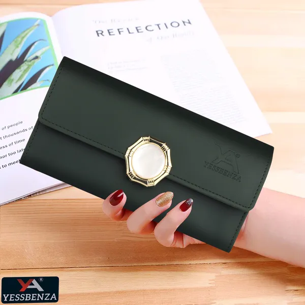 Green_Quality_Twist_Lock_Clutch_Wallet_Handcrafted_Polycotton_Fabrics_Envelop_Closure