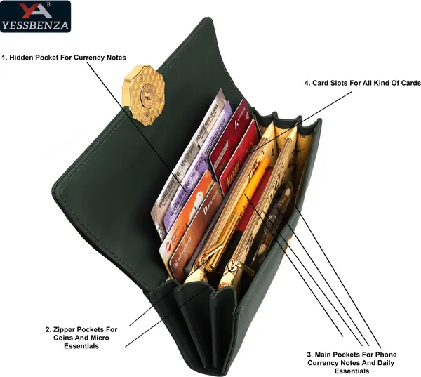 Green_Quality_Twist_Lock_Clutch_Wallet_Handcrafted_Polycotton_Fabrics_Envelop_Closure
