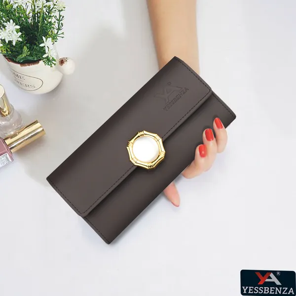 Grey_Twist_Lock_Clutch_Wallet_Quality_Handcrafted_Synthetic_Leathers