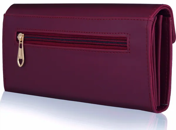 Maroon_Casual_Formal_Synthetic_Leather_Ladies_Y_Twist_Lock_Clutch