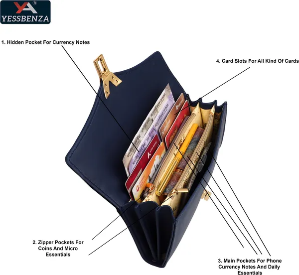 Blue_Quality_Ladies_Y_Twist_Lock_Clutch_Wallet_For_Casual,_Party,_Formal,_Sports.
