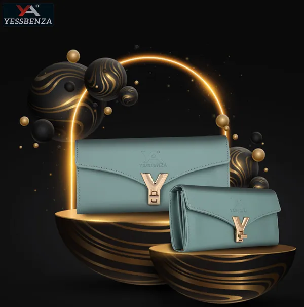 Light_Green_Twist_Lock_Y_Ladies_Quality_Clutch_Wallet