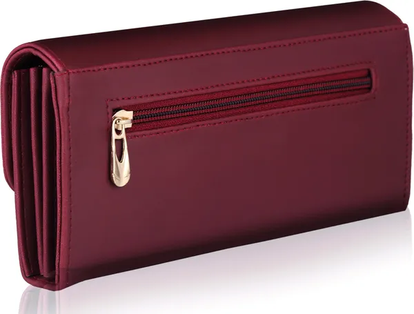 Maroon_Hand_Wallet_Casual_Party_Formal_Sports_Artificial_Handcrafted_Leather