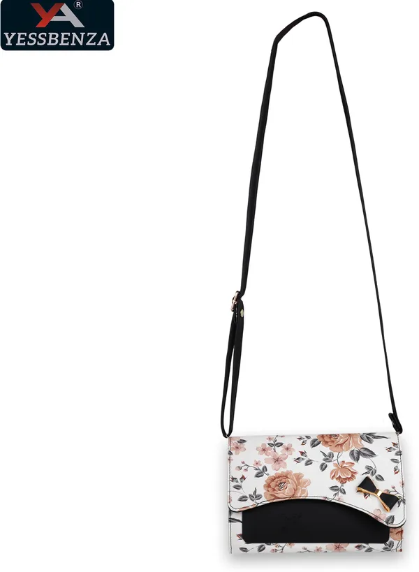 Black_Striped_Casual_Formal_Synthetic_Leather_Cotton_Magnetic_Button_Sling_Bag