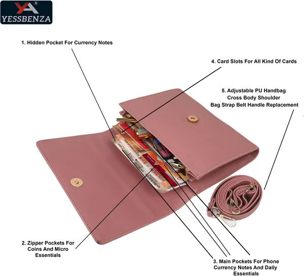 Pink_Casual_And_Evening_Self_Design_Synthetic_Leather_Sling_Bag