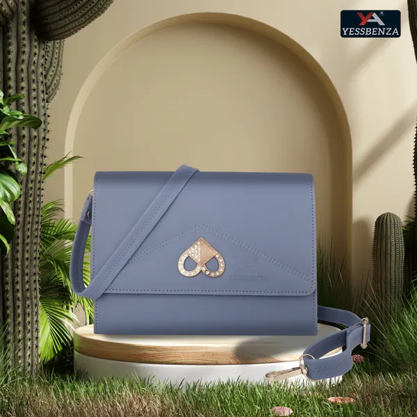 Blue_And_Striped_Casual_Synthetic_Leather_Detachable_Strap_Sling_Bag