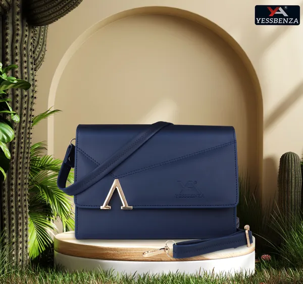 Violet_And_Blue_Textured_Studded_Casual_Evening_Formal_Sports_Sling_Bag
