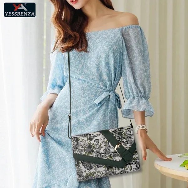 Green_Self_Design_Engrave_Casual_Evening_Synthetic_Leather_Sling_Bag