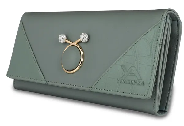 Light_Green_Synthetic_Croco_Faux-Leather_Modern_Women_Clutches_Purses_Casual
