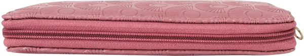 Peach_Handcrafted_Round_Zipper_Close_Casual_Handbags_For_Ladies