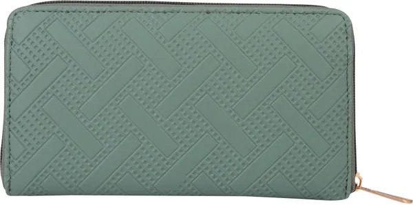Green_Synthetic_Leathers_Polyster_And_Cotton_Fabrics_Women_Clutch_Bag