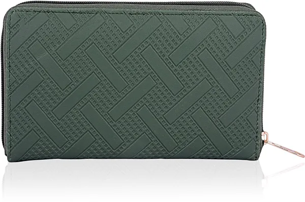 Red_Alluring_Women_Casual_Clutch_With_Synthetic_Leathers_And_Zip_Closer