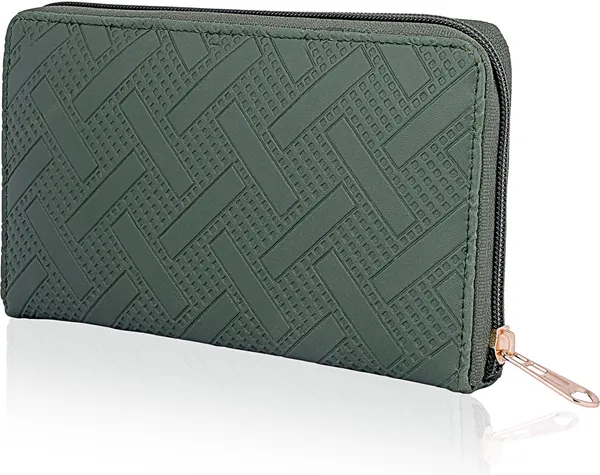 Red_Alluring_Women_Casual_Clutch_With_Synthetic_Leathers_And_Zip_Closer