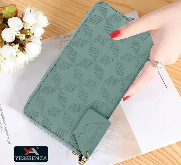 Green_Elite_Synthetic_Women_Handbag_Casual_Round_Zipper_Close_Clutch
