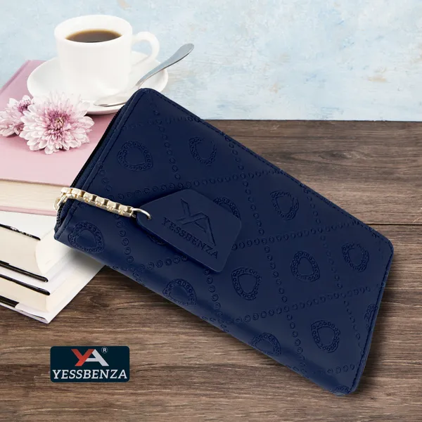 Blue_Synthetic_Handbag:_Women'S_&_Girls_Elite_Mobile_Clutch_Casual