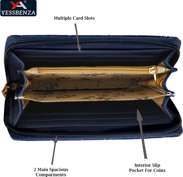 Blue_Synthetic_Handbag:_Women'S_&_Girls_Elite_Mobile_Clutch_Casual