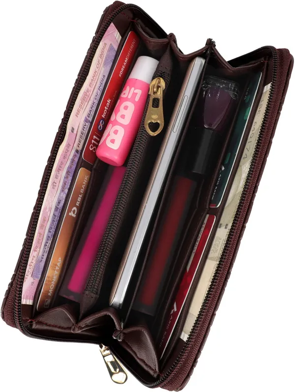 Brown_Handbags_Hand_Clutch_Casual_Party_Formal_Sports_Synthetic_Leathers_Zipper_Close