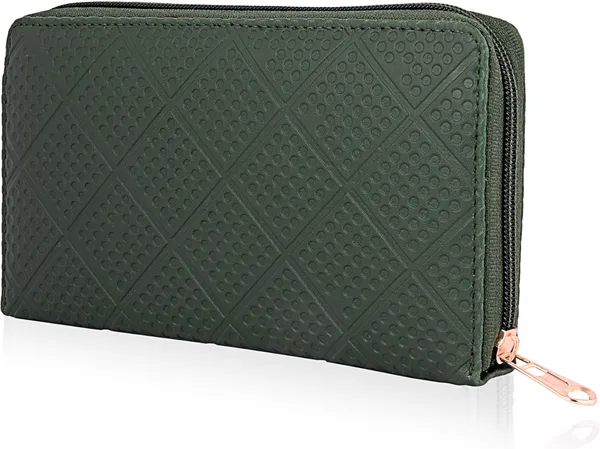 Green_Handbags_Clutch_Casual_Party_Formal_Sports_Handcrafted_Leathers_Cotton_Fabrics_Zipper_Closer