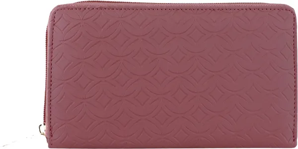 Peach_Embossed_Design_Women_Casual_Party_Clutch_Bag