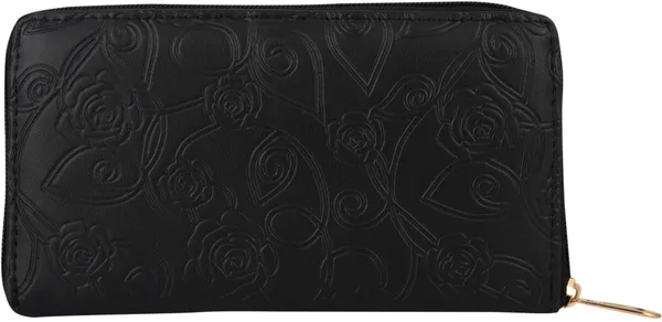 Black_Synthetic_Leather_Clutch_Bag_With_Polyster/Cotton_Inner_Fabrics