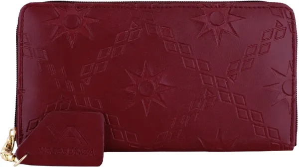 Maroon_Embossed_Synthetic_Faux-Leather_Poly_Cotton_Fabric_Women_Clutches