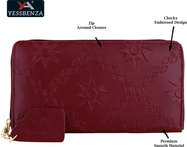 Maroon_Embossed_Synthetic_Faux-Leather_Poly_Cotton_Fabric_Women_Clutches