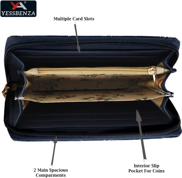Blue_Embossed_Women_Clutches_For_Casual,_Formal,_And_Party