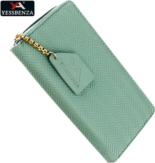 Light_Green_Synthetic_Fabric_Women_Handbag_Elite_Clutch_Mobile_Case