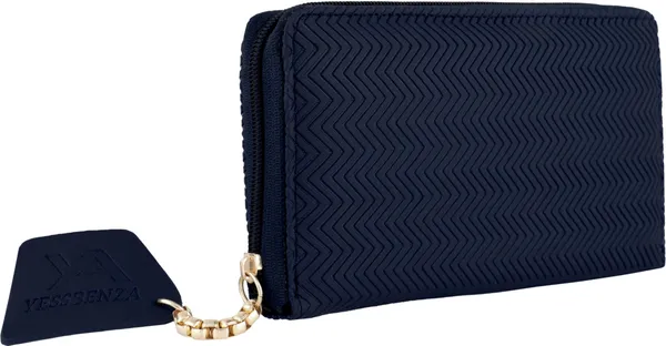 Blue_Synthetic_Women_Handbag_With_Round_Zipper_Close_Clutch_Bag