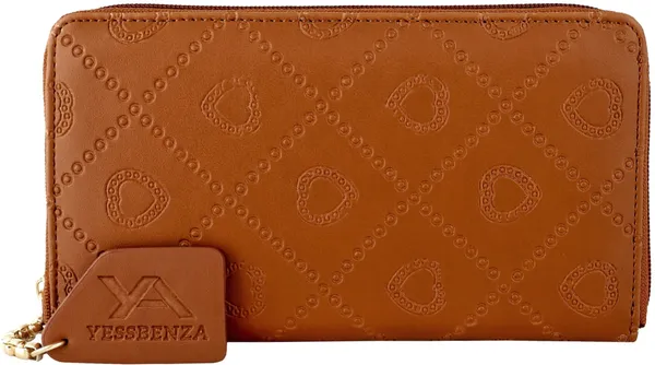 Tan_Elite_Faux-Leather_Women'S_And_Girls_Casual_Handbag_Mobile_Clutch