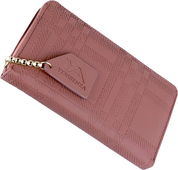 Peach_Elite_Women_Handbag_Mobile_Clutch_Casual_Leather_Bag
