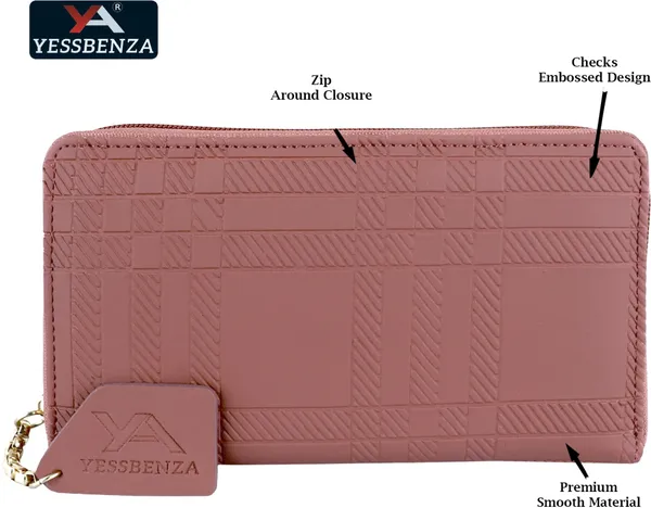 Peach_Elite_Women_Handbag_Mobile_Clutch_Casual_Leather_Bag