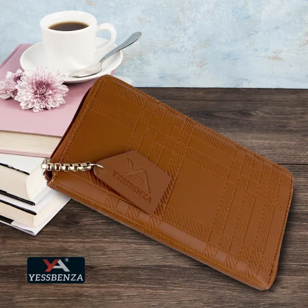 Tan_Elite_Women_Handbag_Mobile_Clutch_Casual_Pu_Leather