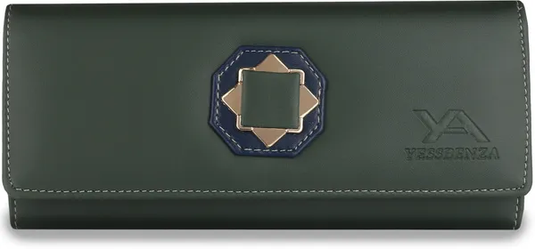 Green_Casual_Women_Clutches_Magnetic_Hand_Wallet'S_Synthetic_Leather_Envolap_Bag
