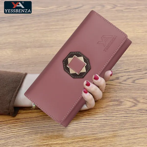 Peach_Artifical_Synthetic_Leathers_Cotton_Latest_Women_Clutches_Envolap_Hand_Bag