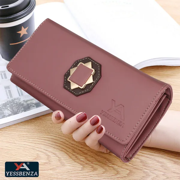 Peach_Artifical_Synthetic_Leathers_Cotton_Latest_Women_Clutches_Envolap_Hand_Bag