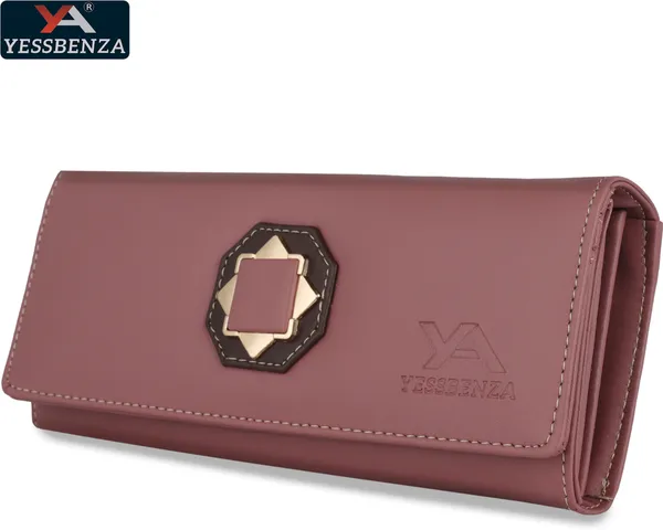 Peach_Artifical_Synthetic_Leathers_Cotton_Latest_Women_Clutches_Envolap_Hand_Bag