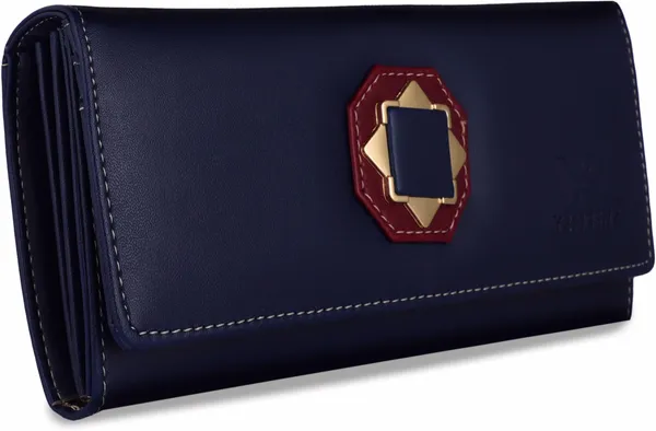 Blue_Synthetic_Leathers_Cotton_Women_Clutches_Hand_Wallet'S_Casual_Sports