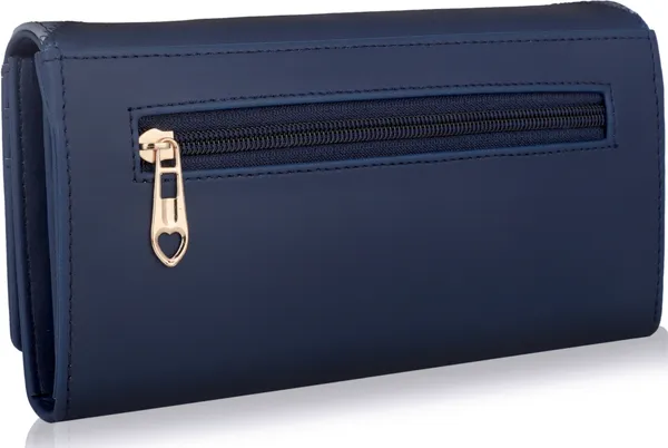 Purple_Synthetic_Leather_Envelope_Closure_Hand_Clutch_Purse_Wallet_Casual
