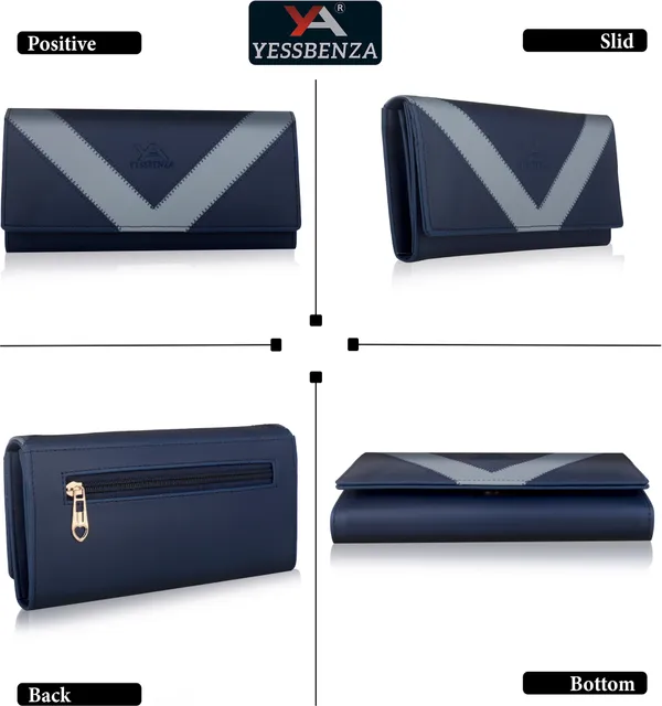 Purple_Synthetic_Leather_Envelope_Closure_Hand_Clutch_Purse_Wallet_Casual