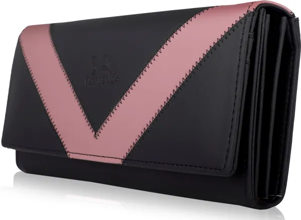 Black_Envelope_Clutch_Wallet_Purse_Casual_Party_Synthetic_Leather