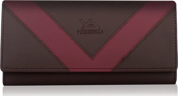 Brown_Synthetic_Leather_Envelope_Hand_Clutch_Purse_Wallet_Casual_Party