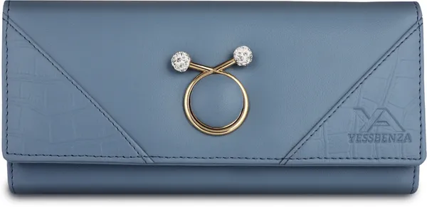Blue_Croco_Faux-Leather_Modern_Women_Clutches_Purses_Casual_Formal_Party_Magnetic_Closure